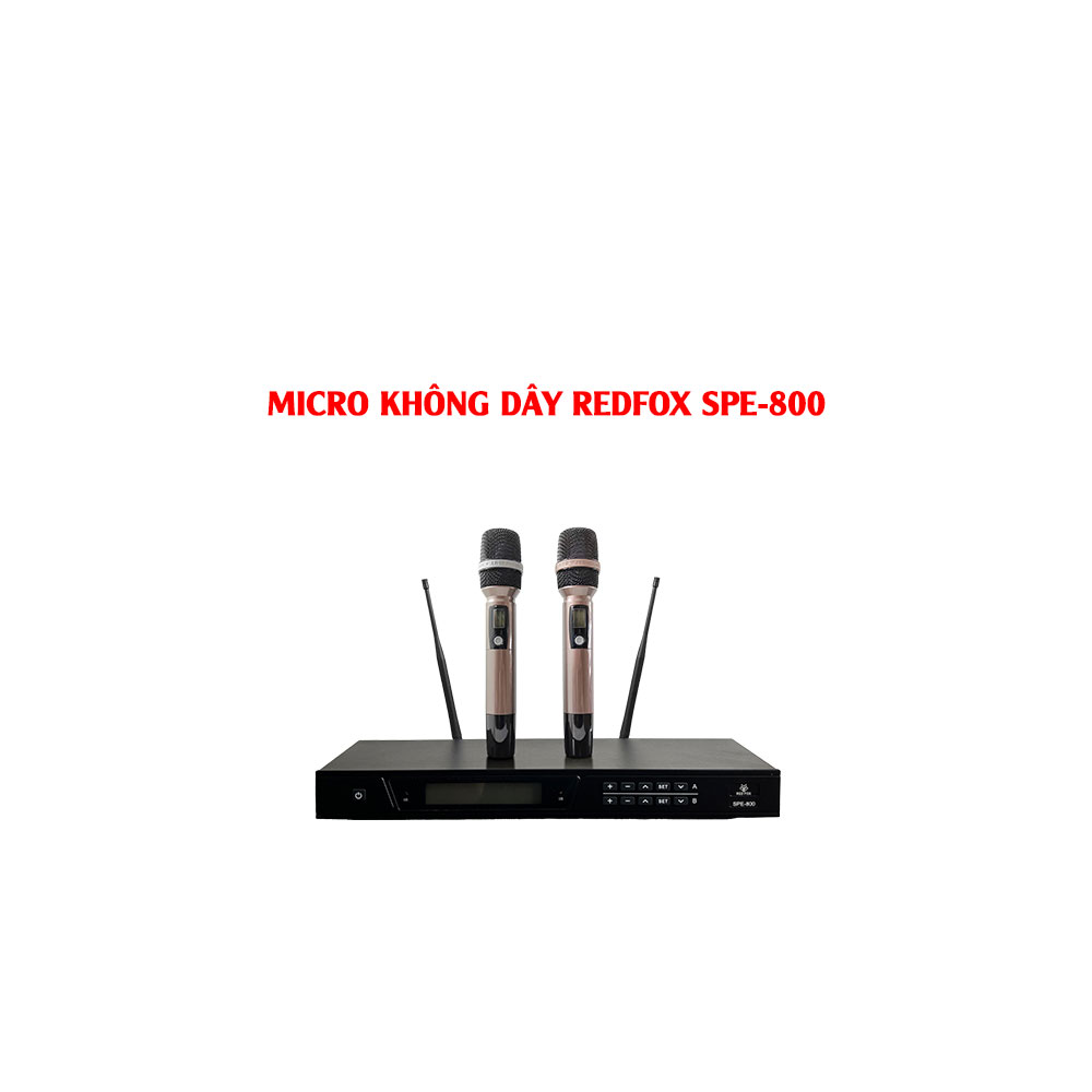 MICRO KHÔNG DÂY REDFOX SPE-800